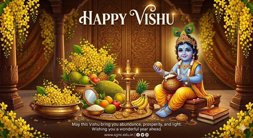 HAPPY VISHU / വിഷുദിനാശംസകൾ